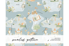 Dragon Magickingdom Nursery Fairytale Castle Knight pattern Product Image 1