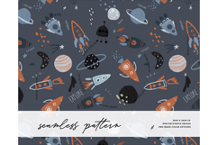 Cosmic Celestial Space Kids Astronaut Planet Rocket Galaxy Product Image 1