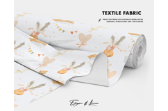 Nursery Baby Stork Teddybear Infant Newborn Crib pattern Product Image 3