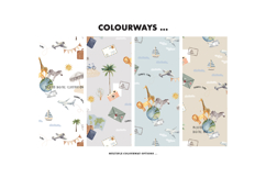 Travel Vacation Summertime Seamless Pattern Product Image 3