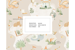 Dragon Magickingdom Nursery Fairytale Castle Knight pattern Product Image 3