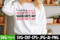 Happy Valentine's Day SVG Design | Valentine Quote SVG Product Image 3