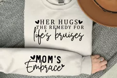 Her hugs the remedy for life's bruises Sleeve SVG Product Image 4