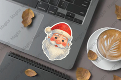 Santa Claus Face Stickers Product Image 1