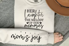 Her laughter the melody of our memories Sleeve SVG Product Image 4