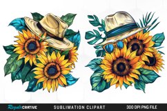 Sunflower Treat Summer Aesthetic Clipart Product Image 1