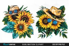 Sunflower Treat Summer Aesthetic Clipart Product Image 1