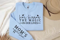 Her kisses the magic in our lives Sleeve SVG Product Image 2