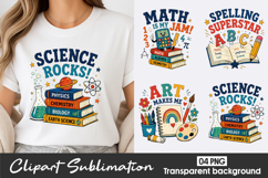 School Subject Clipart Sublimation PNG Product Image 1