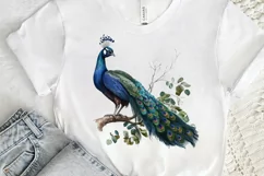 Watercolor Peacock clipart png clipart Product Image 3