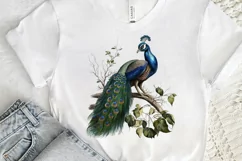 Watercolor Peacock clipart png clipart Product Image 3