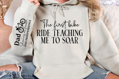 The first bike ride teaching me to soar Sleeve SVG Product Image 3