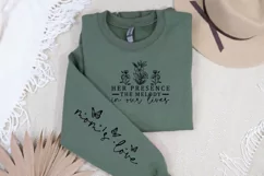 Her presence the melody in our lives Sleeve SVG Product Image 3