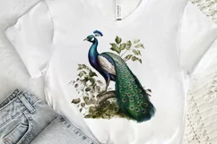 Watercolor Peacock clipart png clipart Product Image 3