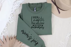 Her laughter the melody of our memories Sleeve SVG Product Image 3