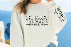 Her kisses the magic in our lives Sleeve SVG Product Image 1