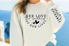Her love the roadmap of our lives Sleeve SVG Product Image 1