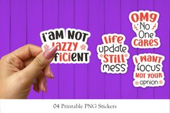 Sarcastic printable sticker png Product Image 1