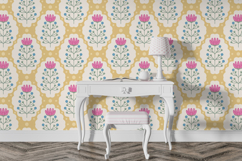 Folk Flower Seamless Pattern | Flower Digital Paper Product Image 6