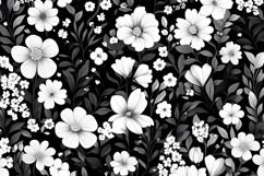 Wildflower pattern background | Wildflower Digital Paper Product Image 1