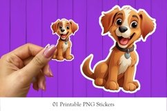 Cute Dog Sticker Design Product Image 1