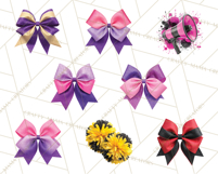 Cheerleader Clipart PNG with Glitter Pom and Color Splash Product Image 4