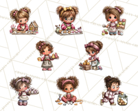 Christmas Cookies Clipart PNG, Holiday Baking Illustration Product Image 2