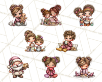 Christmas Cookies Clipart PNG, Holiday Baking Illustration Product Image 5