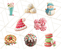 Christmas Sweets Food Cookies PNG Product Image 2