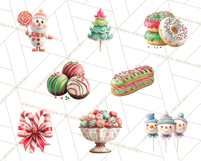 Christmas Sweets Food Cookies PNG Product Image 3