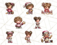 Christmas Cookies Clipart PNG, Holiday Baking Illustration Product Image 6