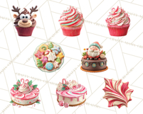 Christmas Sweets Food Cookies PNG Product Image 9