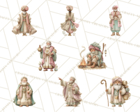 Gifts of the Magi Clip Art, Christian Christmas PNG Clipart Product Image 3