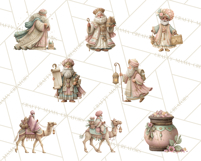 Gifts of the Magi Clip Art, Christian Christmas PNG Clipart Product Image 5