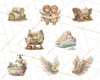 Heavenly Angel Clipart and Clip Art for Christian Christmas Product Image 7