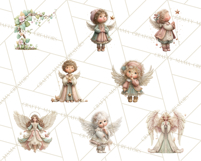 Heavenly Angel Clipart and Clip Art for Christian Christmas Product Image 3