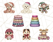 Santa’s Workshop Toys Christmas Clipart PNG Product Image 7