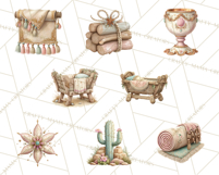 Gifts of the Magi Clip Art, Christian Christmas PNG Clipart Product Image 8