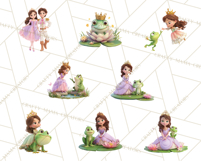Amethyst Princess Fairy Tale Storybook PNG Clipart Product Image 2
