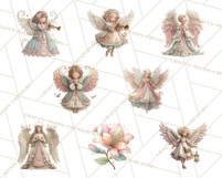 Heavenly Angel Clipart and Clip Art for Christian Christmas Product Image 10