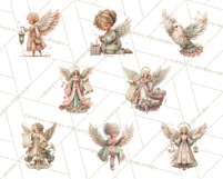 Heavenly Angel Clipart and Clip Art for Christian Christmas Product Image 4