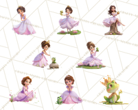 Amethyst Princess Fairy Tale Storybook PNG Clipart Product Image 5