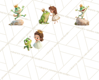 Amethyst Princess Fairy Tale Storybook PNG Clipart Product Image 9