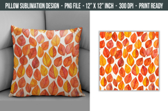Fall Leaves Pillow Design | Pillow Cover Sublimation Product Image 1
