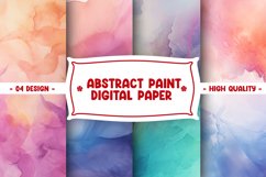 Abstract paint digital paper Product Image 1