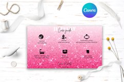 Digital Download Jewelry Care Card, Canva Template Product Image 1