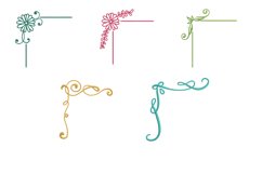 Corner Frames Bundle | Embroidery Design Product Image 2