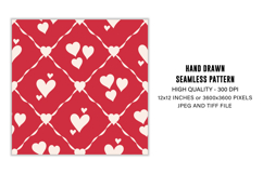 Heart Seamless Pattern | Heart Digital Paper Product Image 2