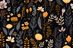 Botanical Digital Paper Background | Seamless Pattern Product Image 1
