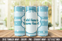 Winter Tumbler Wrap | 20 oz tumbler wrap Product Image 1